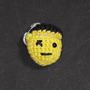 NWT Hand-Crafted Crocheted Zombie Key Chain